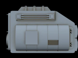 starship detail 8 3D Model