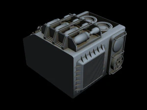 starship detail 8 3D Model