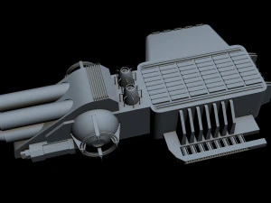 स्टारशिप विवरण 9 3D मॉडल