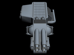 starship detail 9 3D 모델