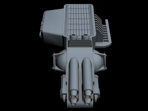 starship detail 9 3D Model