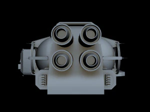starship detail 9 3D Model