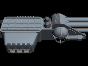 starship detail 9 3D Model