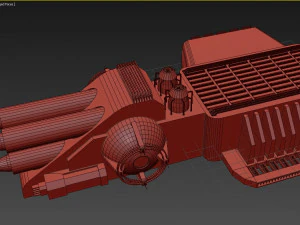 starship detail 9 3D Model