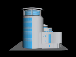 building 1 3D Model