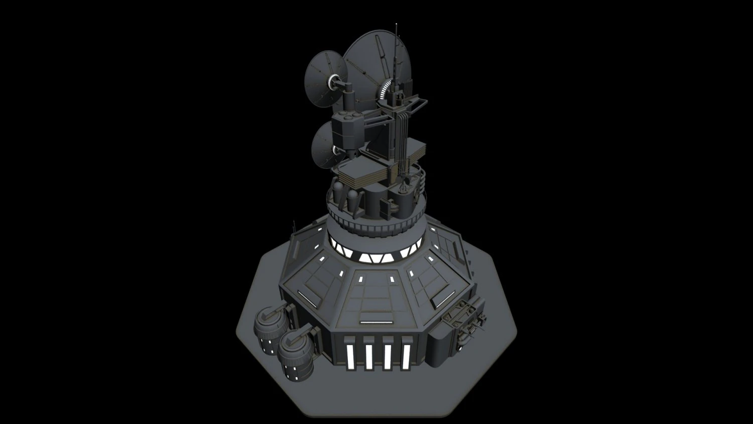 building 5 3D Model .c4d .max .obj .3ds .fbx .stl .blend 