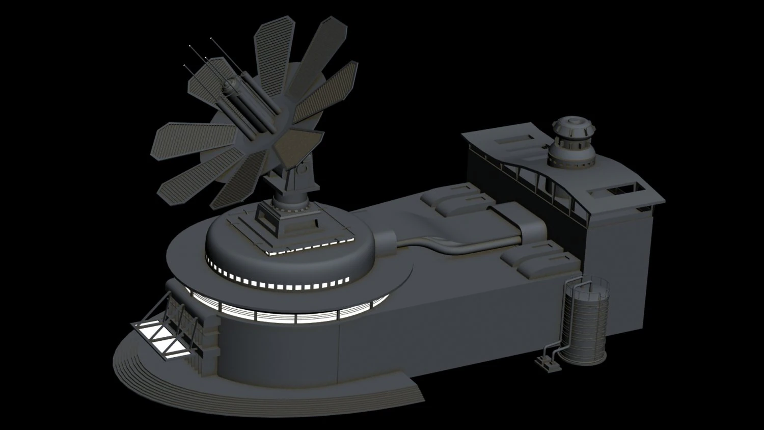 building 4 3D Model .c4d .max .obj .3ds .fbx .stl .blend