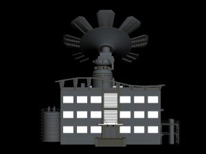 building 4 3D Model
