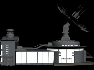 building 4 3D Model