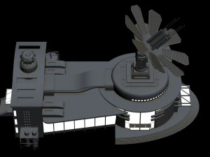 building 4 3D Model