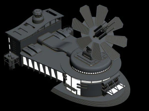 building 4 3D Model