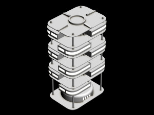 building 6 3D Model