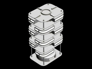 Geb&auml;ude 6 3D Modell