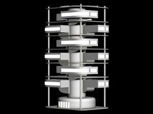 building 6 3D Model