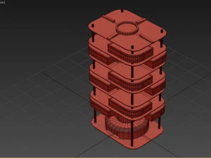 building 6 3D Model
