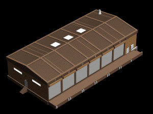 building 8 3D 모델