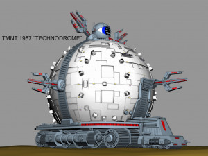tmnt technodrome 1987 3D Model