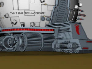 tmnt technodrome 1987 3D Model