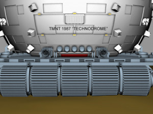 tmnt technodrome 1987 3D मॉडल