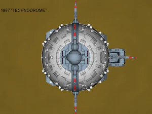tmnt technodrome 1987 3D Model
