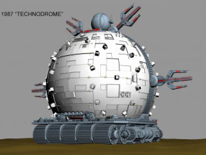 tmnt technodrome 1987 3D Model