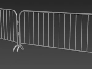 barreira de rua Modelo 3D