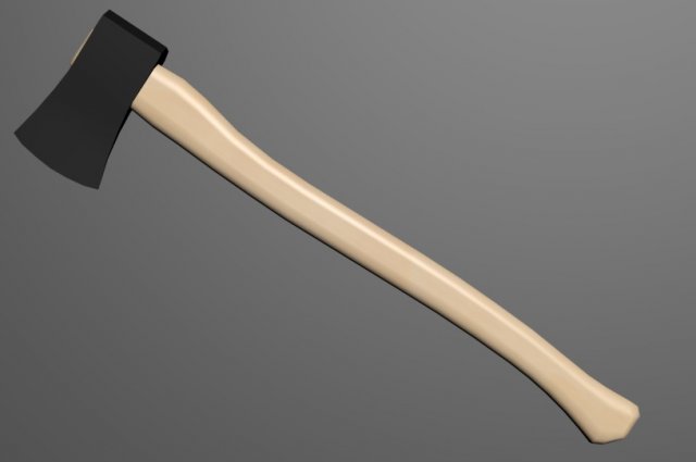 the axe Modèle 3D .c4d .max .obj .3ds .fbx .stl .blend 