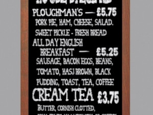 street menu board 3D Model