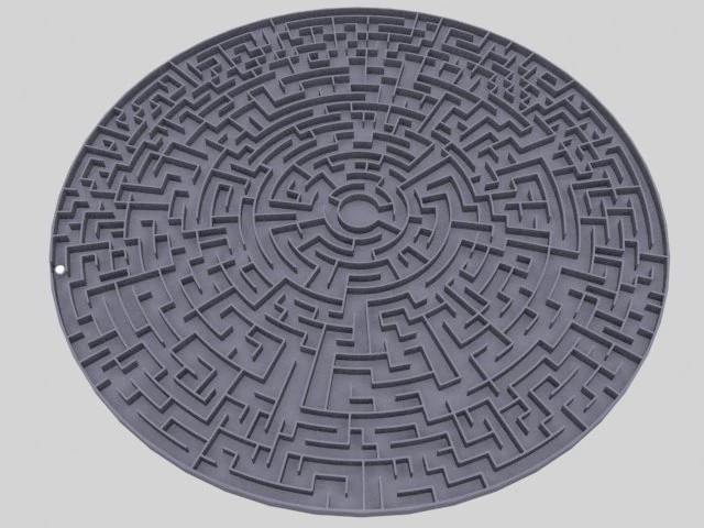 labyrinth model for games 3D Model .c4d .max .obj .3ds .fbx .stl .blend 