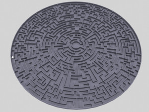 labyrinth model for games 3D Model