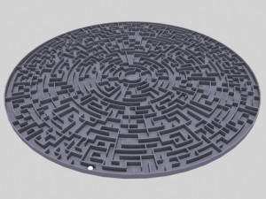 labyrinth model for games 3D Model