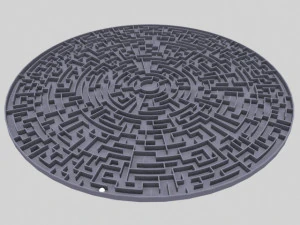 labyrinth model for games 3D Model