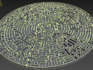 labyrinth model for games 3D Model