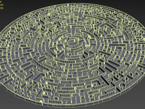 labyrinth model for games 3D Model