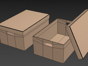 cardboard boxes 3Dモデル