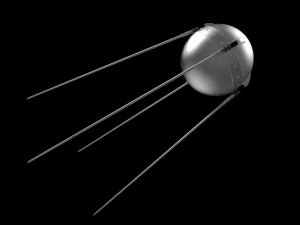 위성 스푸트니크 3D 모델