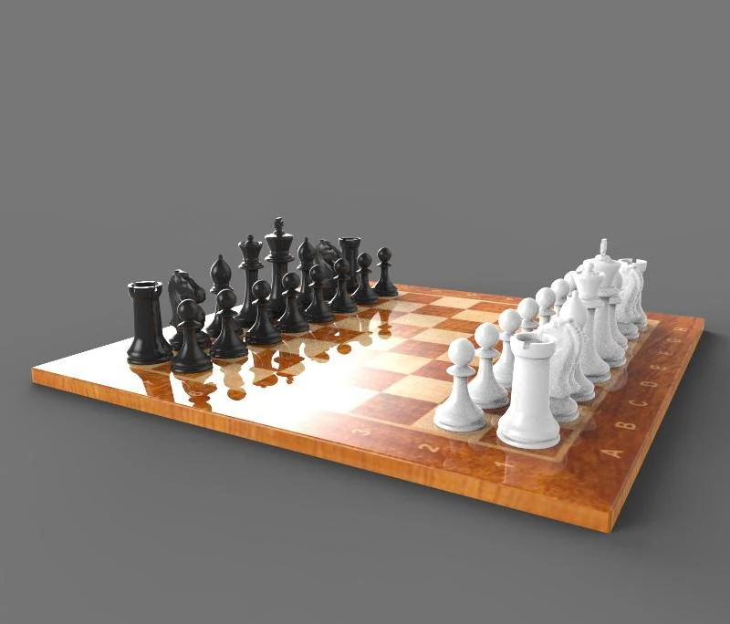 the chess 3D Model .c4d .max .obj .3ds .fbx .stl .blend 