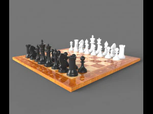 the chess 3D Model