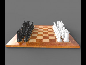 the chess 3Dモデル