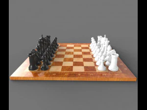 the chess 3D Model