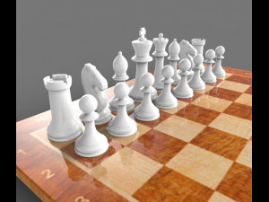 the chess 3Dモデル