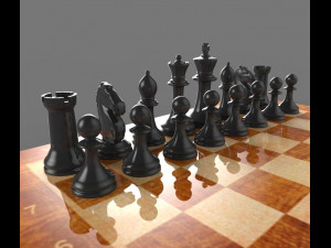 the chess 3Dモデル