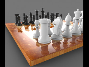 the chess 3Dモデル