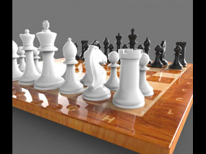 the chess 3Dモデル