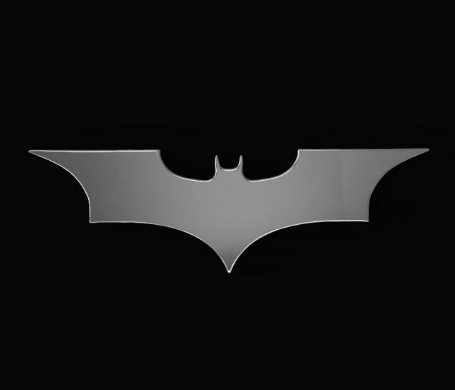 bat sticker for 3d printing Modello 3D .c4d .max .obj .3ds .fbx .stl .blend 