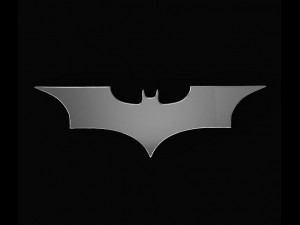 bat sticker for 3d printing 3D Model