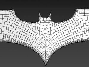 bat sticker for 3d printing Modello 3D