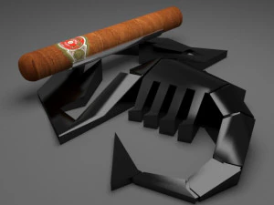 scorpion cigar holder for 3d printing 3D Model