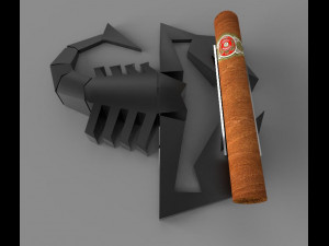 scorpion cigar holder for 3d printing 3D Model