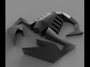 scorpion cigar holder for 3d printing 3D Model